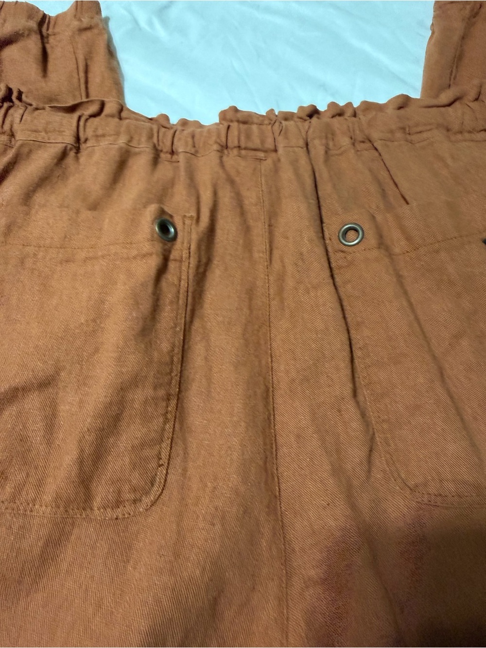 Sanctuary Rust Drawstring Jogger Pants - Picture 6 of 9
